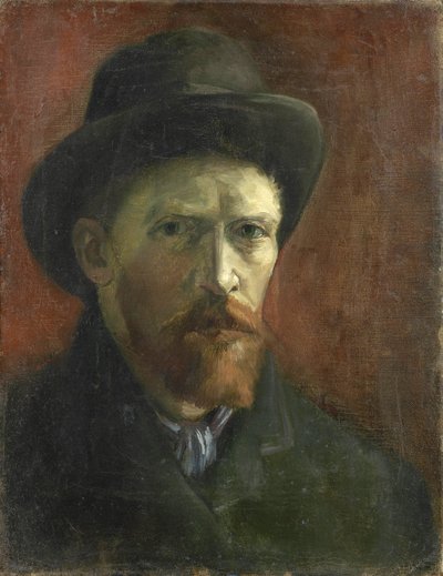 Selbstporträt mit Filzhut von Vincent van Gogh (1853-1890) von Vincent van Gogh