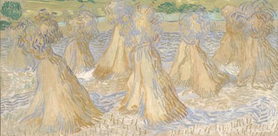 Garben von Weizen, Juli 1890 von Vincent van Gogh
