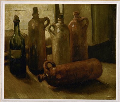 Stillleben mit fünf Flaschen von Vincent van Gogh