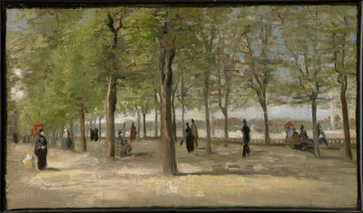 Terrasse im Jardin du Luxembourg von Vincent van Gogh