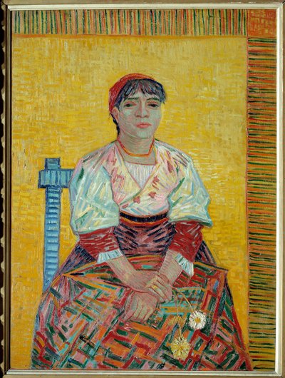 Die Italienerin oder Porträt von Agostina Segatori, Wirtin eines Pariser Kabaretts von Vincent van Gogh
