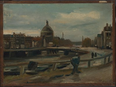 Der Singel bei der Lutherischen Kirche in Amsterdam von Vincent van Gogh
