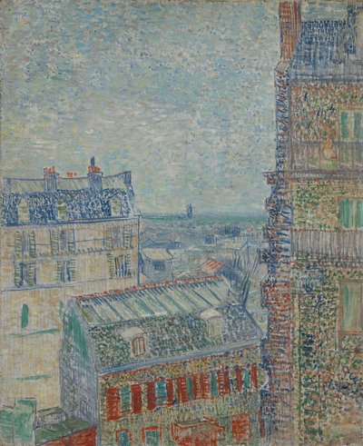 Blick auf Paris von Theos Wohnung in der Rue Lepic von Vincent van Gogh