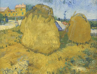 Weizenstapel in der Provence, ca. 1888 von Vincent van Gogh