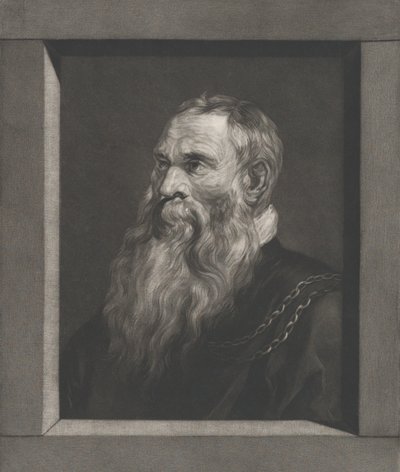 Porträt eines alten Mannes mit Bart von Vincenz Georg Kininger