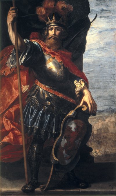 Porträt von Athaulf, König der Westgoten von Vincenzo Carducci