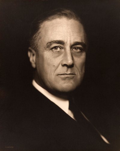 Porträt von Franklin D. Roosevelt von Vincenzo Laviosa von Vincenzo Laviosa
