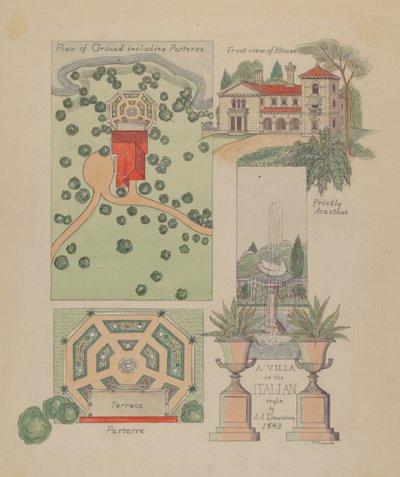 Italienisches Villendesign von Virginia Richards
