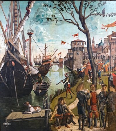 Ankunft in Köln von Vittore Carpaccio