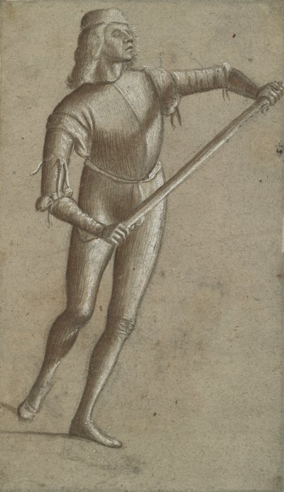 Carpaccio - Ein Gondoliere (recto), um 1514-1520 von Vittore Carpaccio