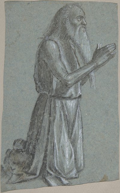 Heiliger Hieronymus recto, Soldat mit Speer verso, 1460-1525 von Vittore Carpaccio