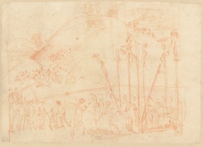 Das Martyrium der Zehntausend von Vittore Carpaccio