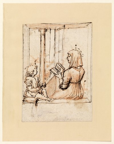Jungfrau Maria liest dem Christuskind vor von Vittore Carpaccio