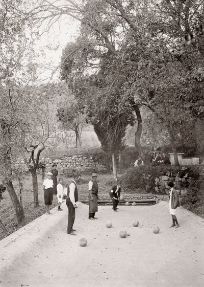 Boccia-Spiel von Vittorio Alinari