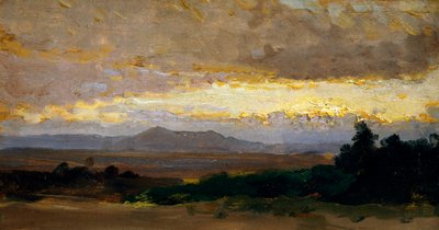 Landschaft, von Vittorio Avondo von Vittorio Avondo