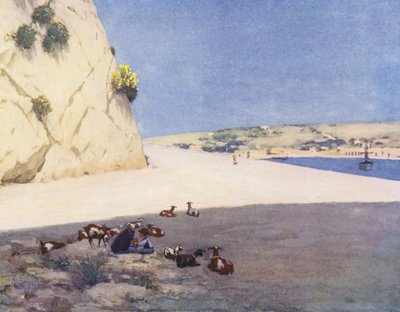 Malta: Eine maltesische Straße unter den Mauern von Valletta von Vittorio Boron