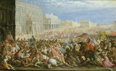 Die Plünderung der Franzosen von Vitus Heinrich