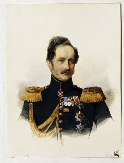 Porträt des Prinzen Alexey Fyodorovich Orlov von Vladimir Ivanovich Hau