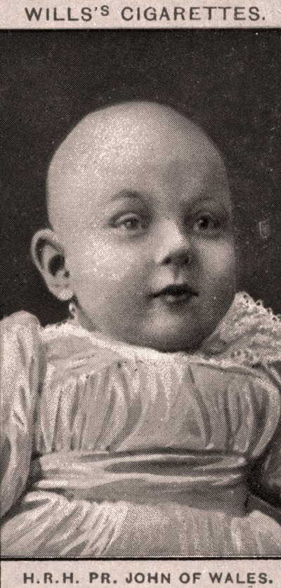 H.R.H, P.R, John von Wales, 1908 von WD and HO Wills