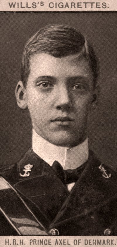 S.K.H. Prinz Axel von Dänemark, 1908 von WD and HO Wills