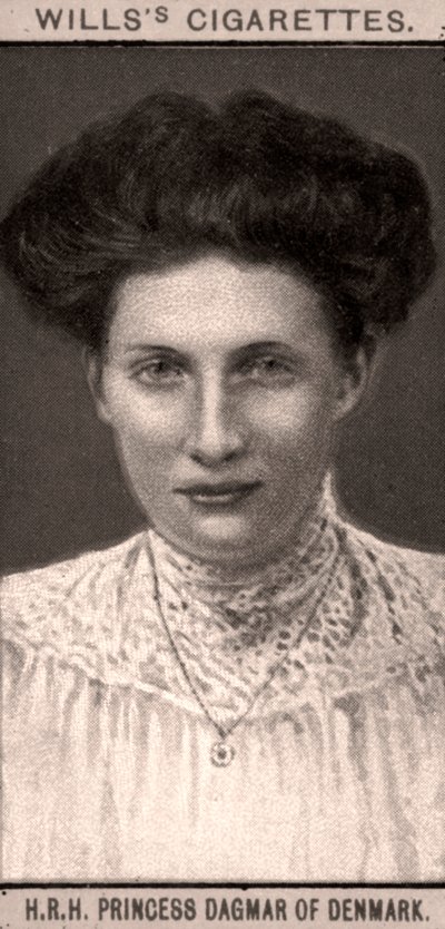 Ihre Königliche Hoheit Prinzessin Dagmar von Dänemark, 1908 von WD and HO Wills