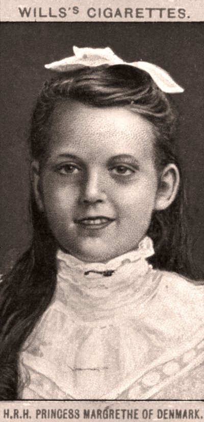 Ihre Königliche Hoheit Prinzessin Margrethe von Dänemark, 1908 von WD and HO Wills