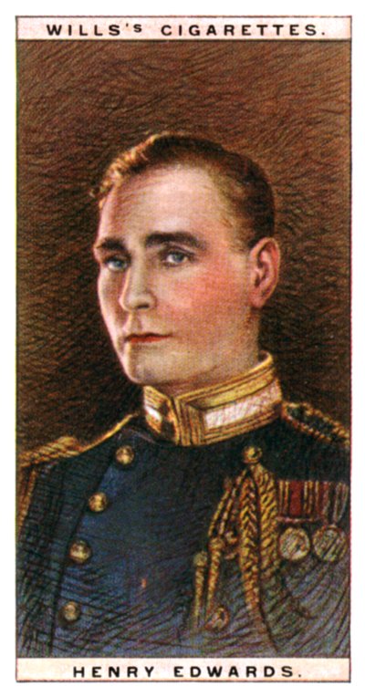 Henry Edwards, englischer Schauspieler von WD and HO Wills
