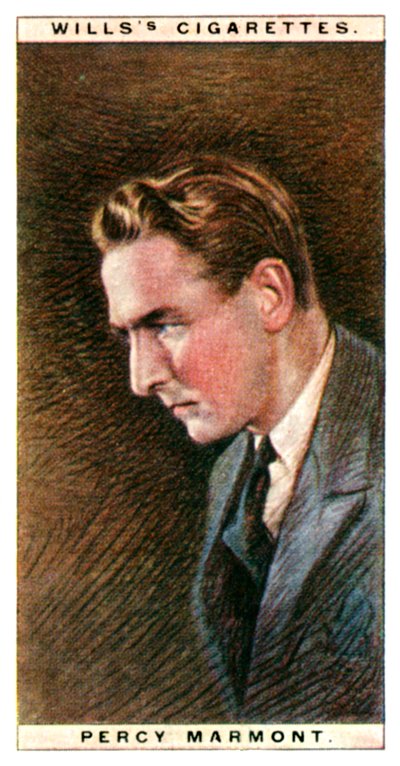 Percy Marmont, englischer Schauspieler, 1928 von WD and HO Wills