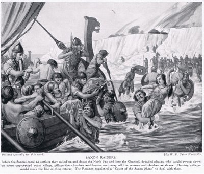 Sächsische Räuber, Illustration aus 