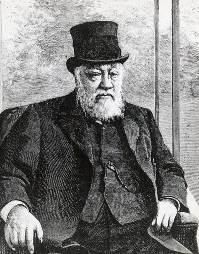 Porträt von Stephanus Johannes Paulus Kruger (1825-1904), Präsident der Südafrikanischen Republik (oder Transvaal), führte den Burenkrieg gegen die Engländer von John Ward Dunsmore