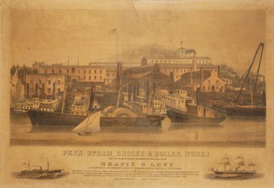 Penn-Dampfmaschine und Kesselwerke Neafie & Levy Werft von W. H. Rease