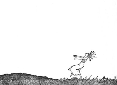 Tanzen muss sie, über Feld und Wiese von William Heath Robinson