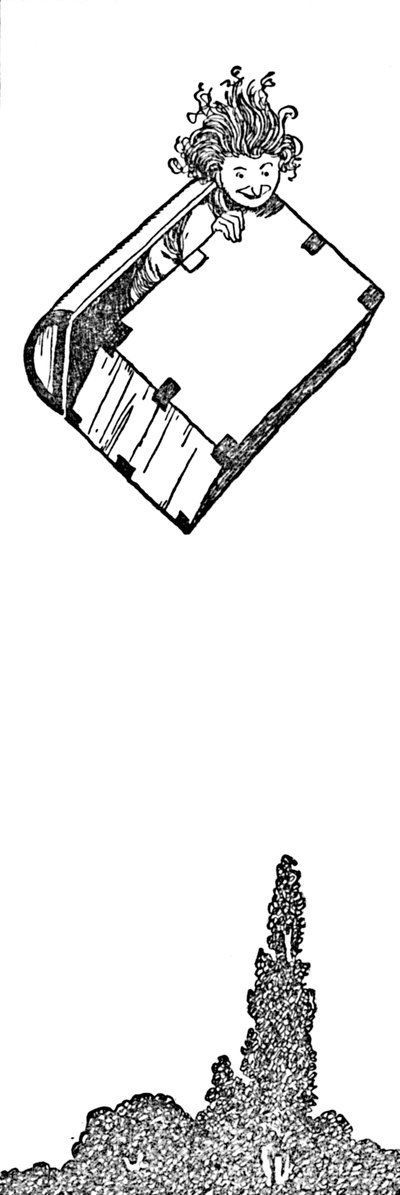 Hoch flog der Koffer, ca. 1930 von William Heath Robinson