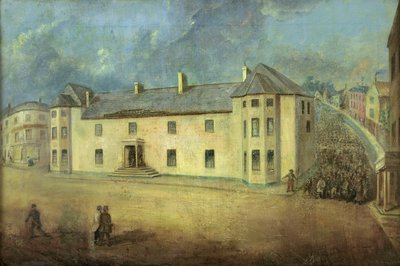 Chartisten greifen das Westgate Hotel in Newport am 4. November 1839 an von W. Howell
