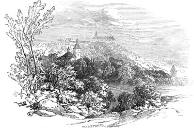 Palast von Molsdorf - nach der Zeichnung Seiner Königlichen Hoheit Prinz Albert (1845) von W. J. Linton