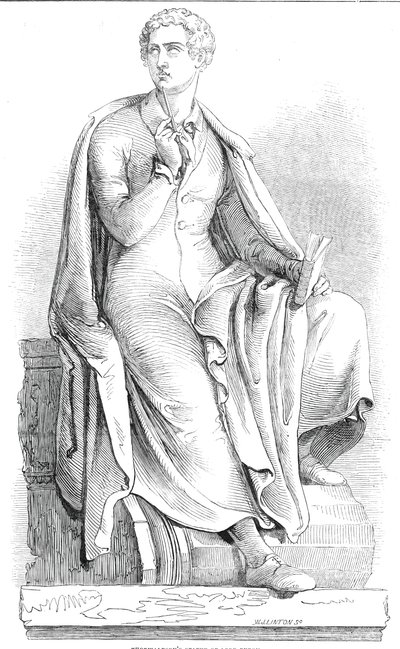Thorwaldsens Statue von Lord Byron (1845) von W. J. Linton