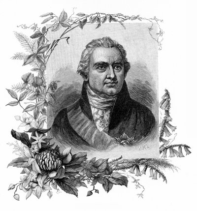 Sir Joseph Banks, englischer Naturforscher und Botaniker, 1886 von W. Macleod