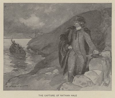 Die Gefangennahme von Nathan Hale von W. P. Snyder