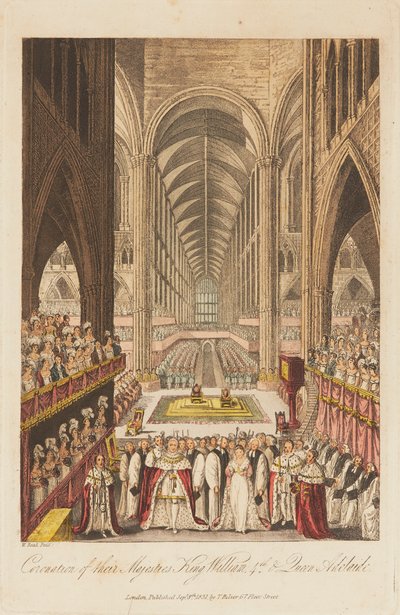 Die Krönung von König Wilhelm IV. und Königin Adelaide von W. Read