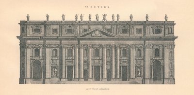 St. Peter - Ostfassade, 1889 von W and AK Johnston