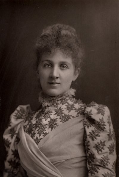Liza Lehmann (Elizabetta Nina Mary Frederika Lehmann - 1862-1918) englische Sopranistin und Komponistin von W. and D. (after) Downey