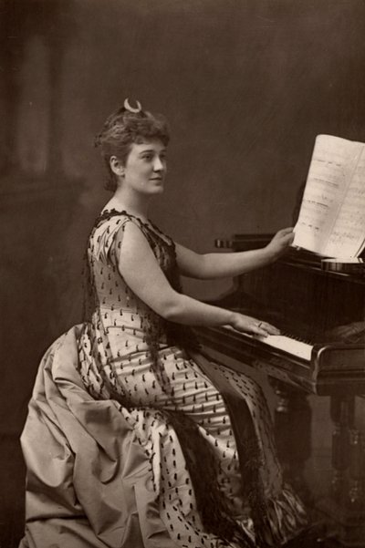 Madame Nordica (Lilian Norton) (1857-1914) amerikanische Sopranistin (Woodburytypie) von W. and D. (after) Downey
