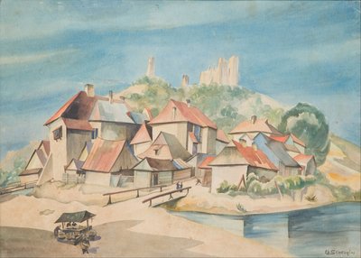 Ansicht von Kazimierz nad Wisłą von Władysław Skoczylas
