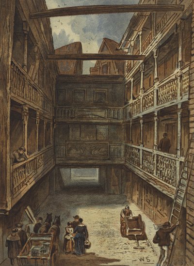 Das Gasthaus zu den vier Schwänen, Bishopsgate von Waldo Sargeant