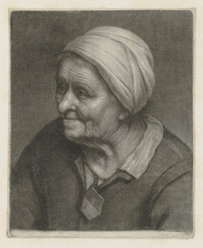 Porträt einer alten Frau von Wallerant Vaillant