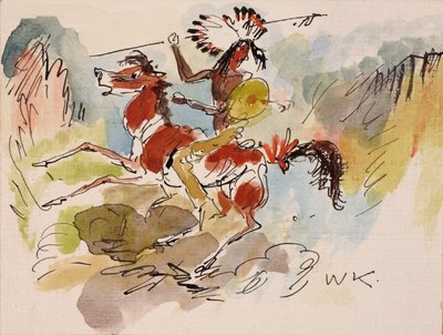 Indianer zu Pferd von Walt Kuhn