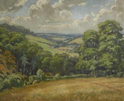 Szene in Devon, in der Nähe von Widdecombe Moor, ca. 1949 von Walter Ashworth
