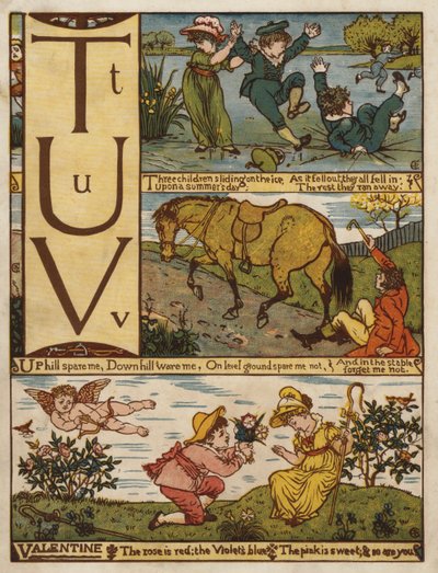 Alphabet von Walter Crane