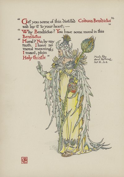 Blumen aus Shakespeares Garten von Walter Crane