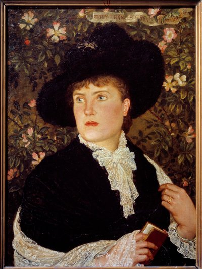 Porträt von Madame Walter Crane (geb. Mary Frances) von Walter Crane